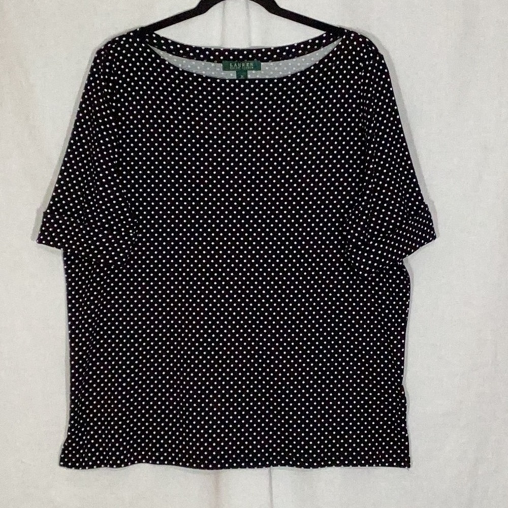 Lauren by Ralph Lauren Dot Tee